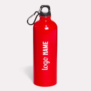 Gourde en aluminium avec mousqueton 750ml