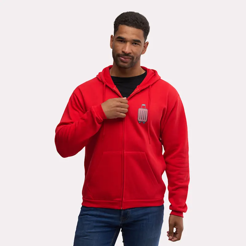 Sweat à capuche B&C ID.224 zippé – Image 9