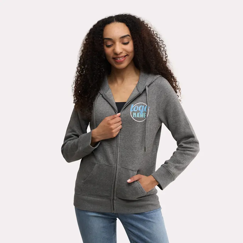 Hoodie B&C King/Queen Zipped – Image 3