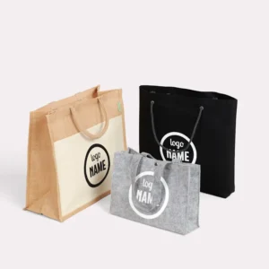 Sacs en jute et en feutre