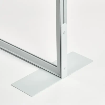 Baseplate side textile frame