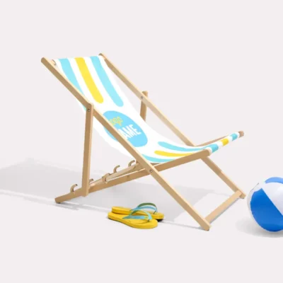 Deckchair with interchangeable sling