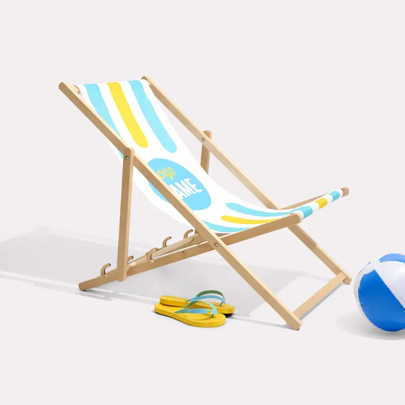 Deckchair with interchangeable sling