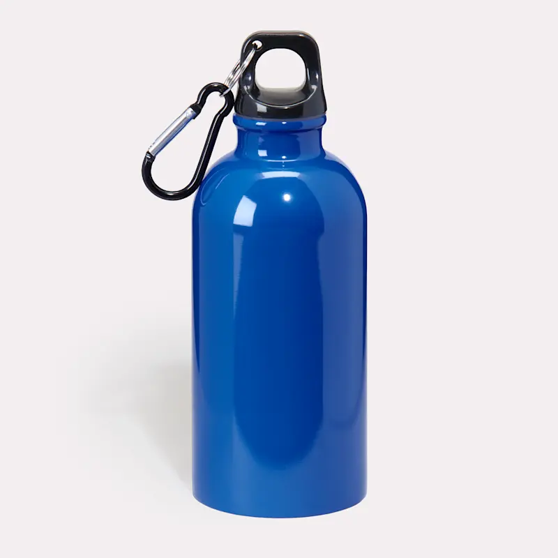 Gourdes en aluminium avec mousqueton 400ml – Image 8