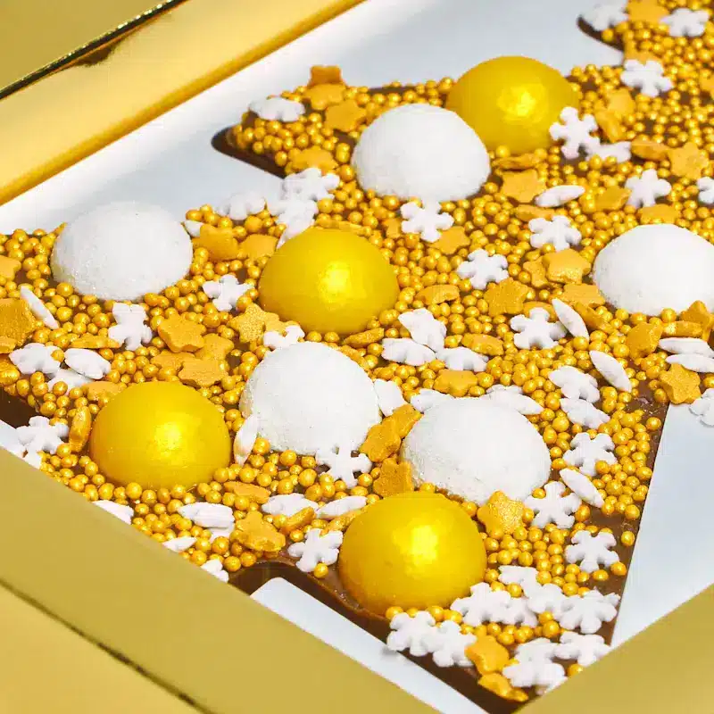 Sapin de Noël en chocolat avec pochette – Image 3