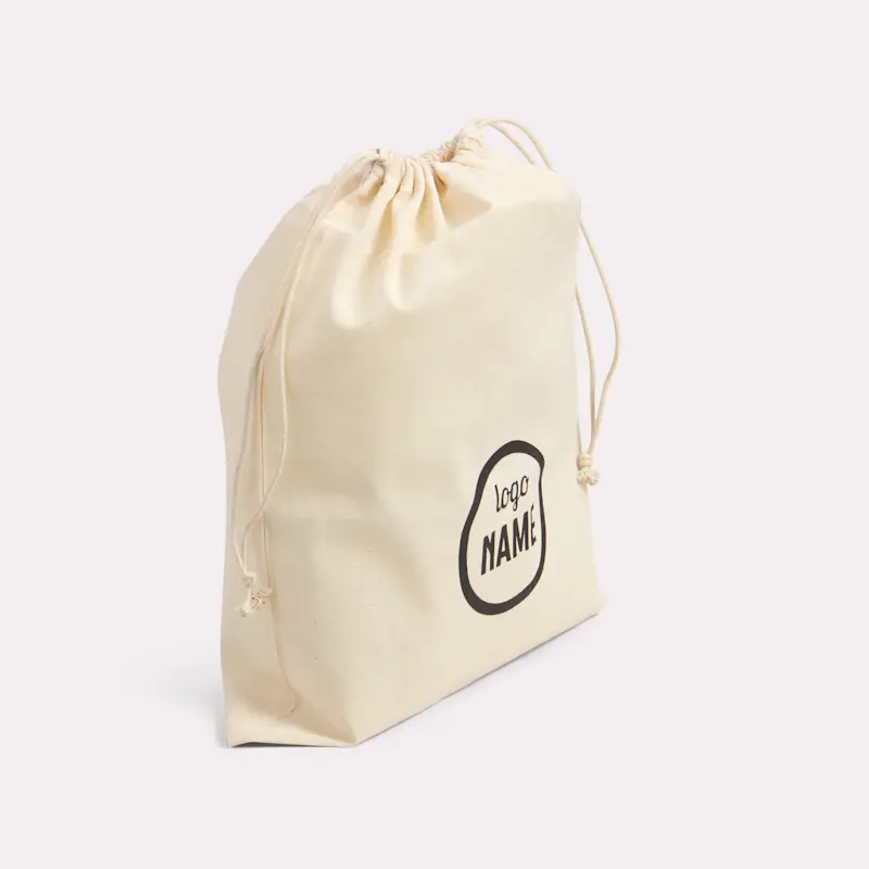 Sac en coton avec cordons de serrage – Image 8