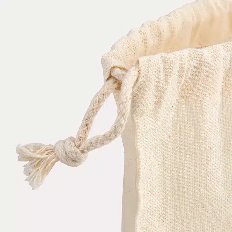 Sac en coton avec cordons de serrage – Image 6