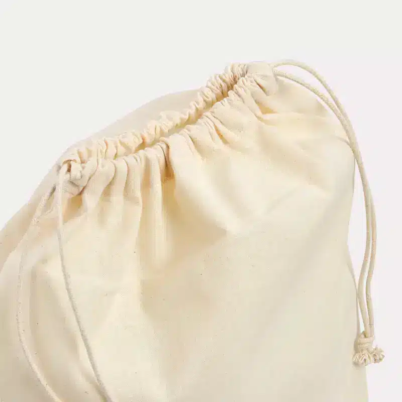 Sac en coton avec cordons de serrage – Image 7