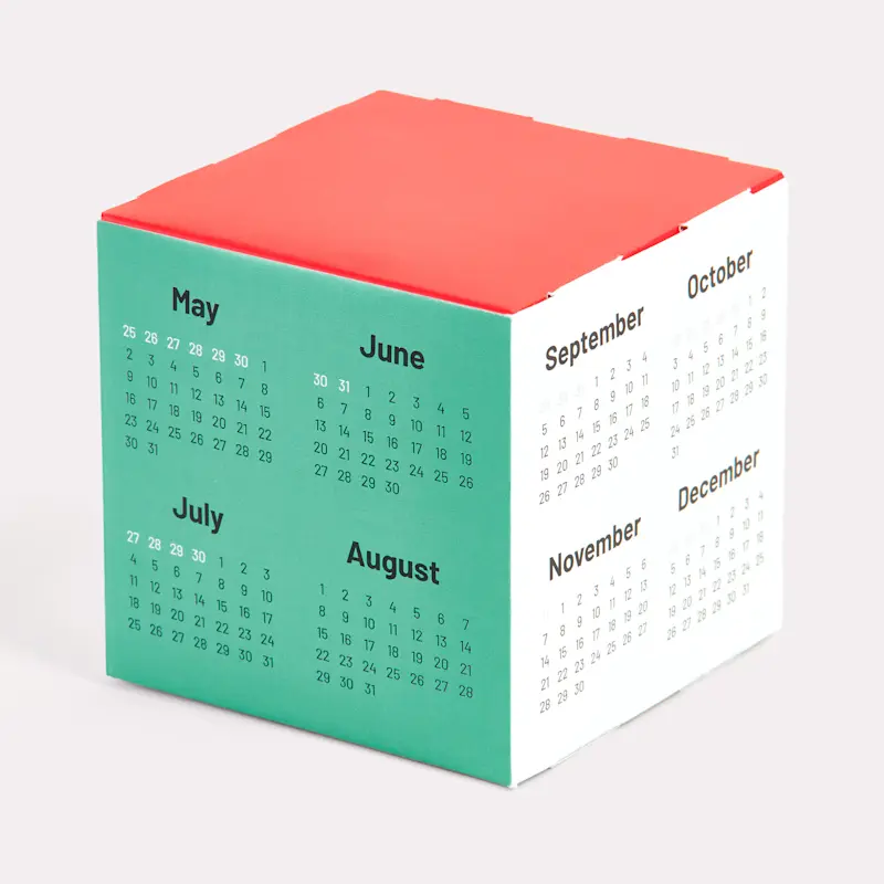 Calendrier cube – Image 3