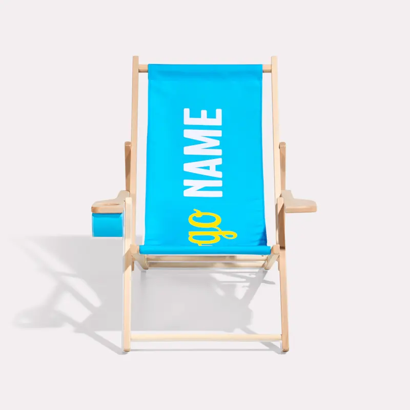 Chaise longue "classic" avec porte-gobelet – Image 2