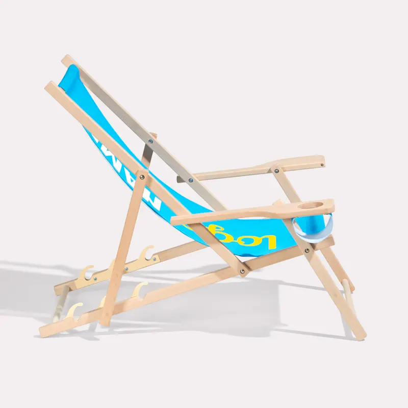 Chaise longue "classic" avec porte-gobelet – Image 3