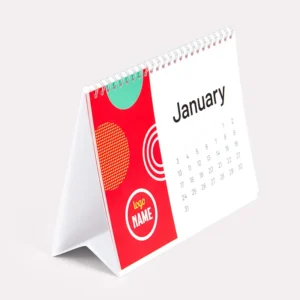 Calendrier de bureau avec Wire'O