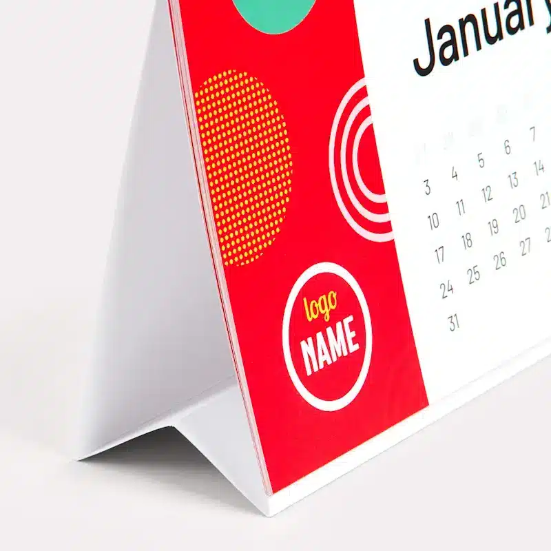 Calendrier de bureau avec Wire'O – Image 2