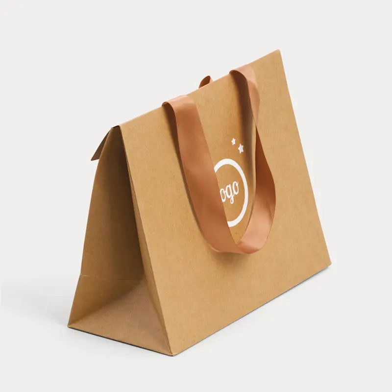 Sac cadeaux en papier avec ruban – Image 4