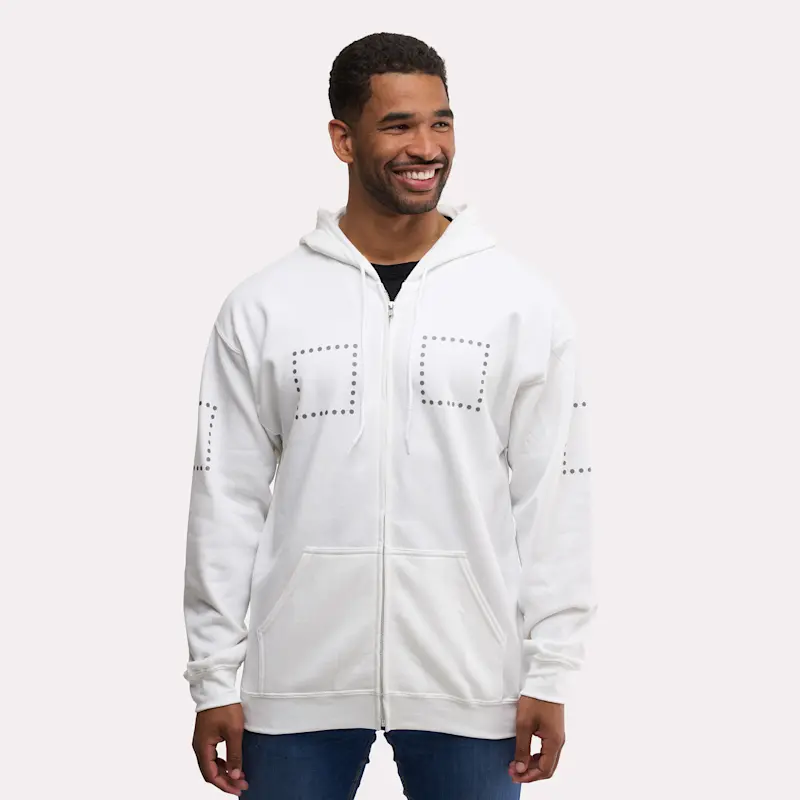 Hoodie Gildan Heavy Blend Zipped – Image 5