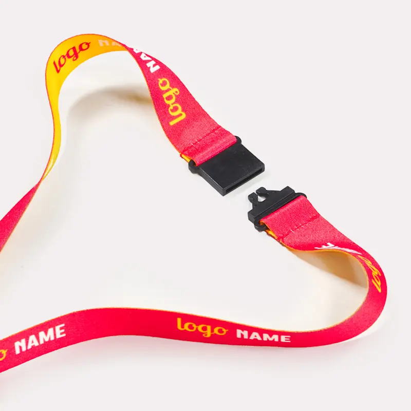 Tour de cou avec mousqueton détachable et boucle de sécurité – Image 6