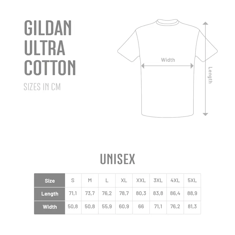 T-shirt Gildan Ultra Cotton – Image 5