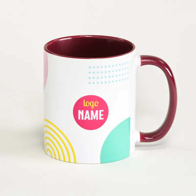 Mug à anse colorée – Image 4