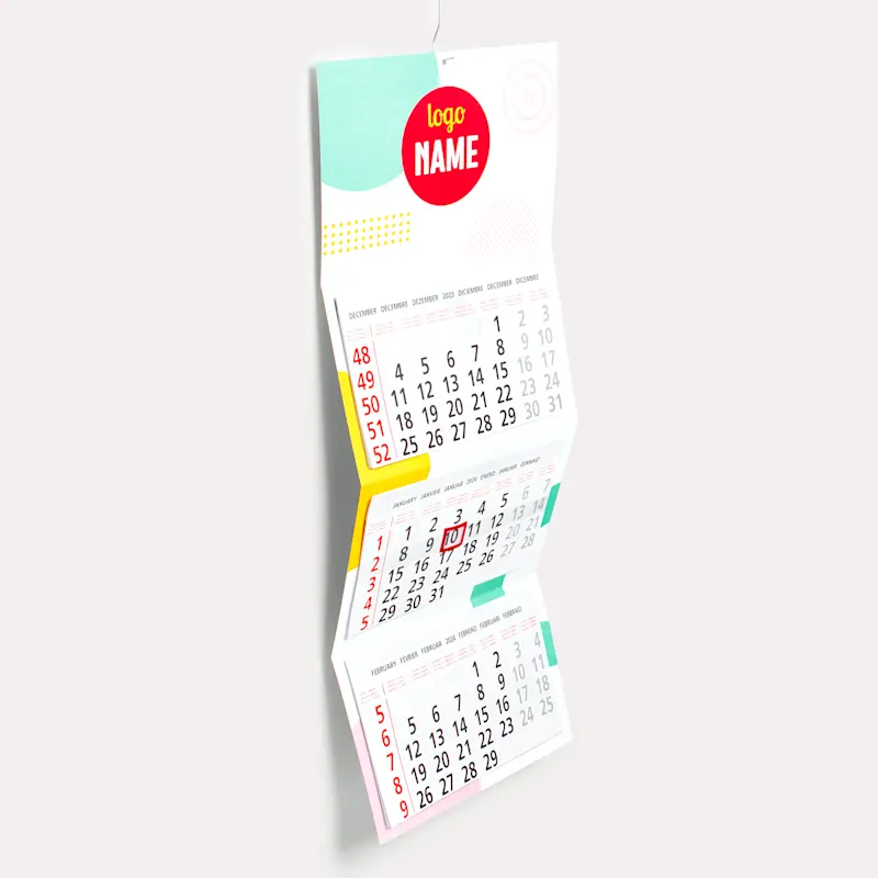 Calendrier sur 3 ou 4 mois 2027