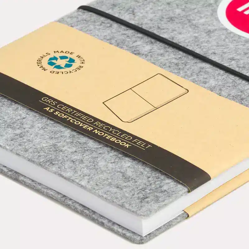 Carnet avec couverture en feutrine – Image 3