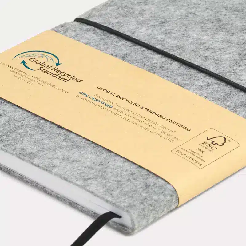 Carnet avec couverture en feutrine – Image 5