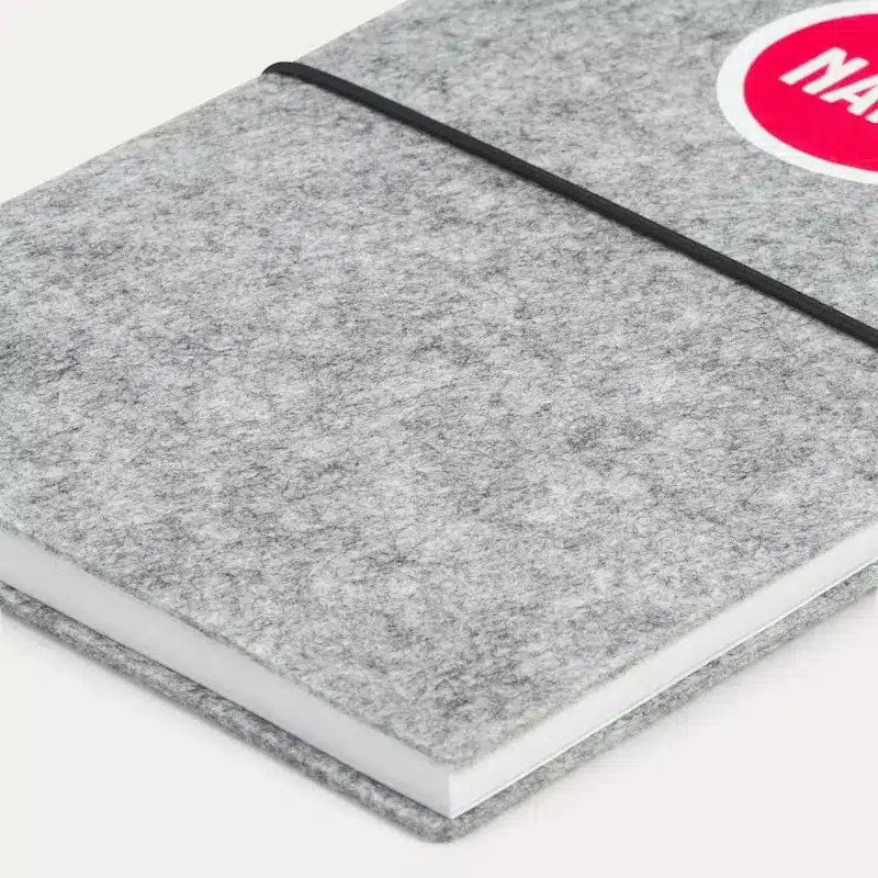 Carnet avec couverture en feutrine – Image 7
