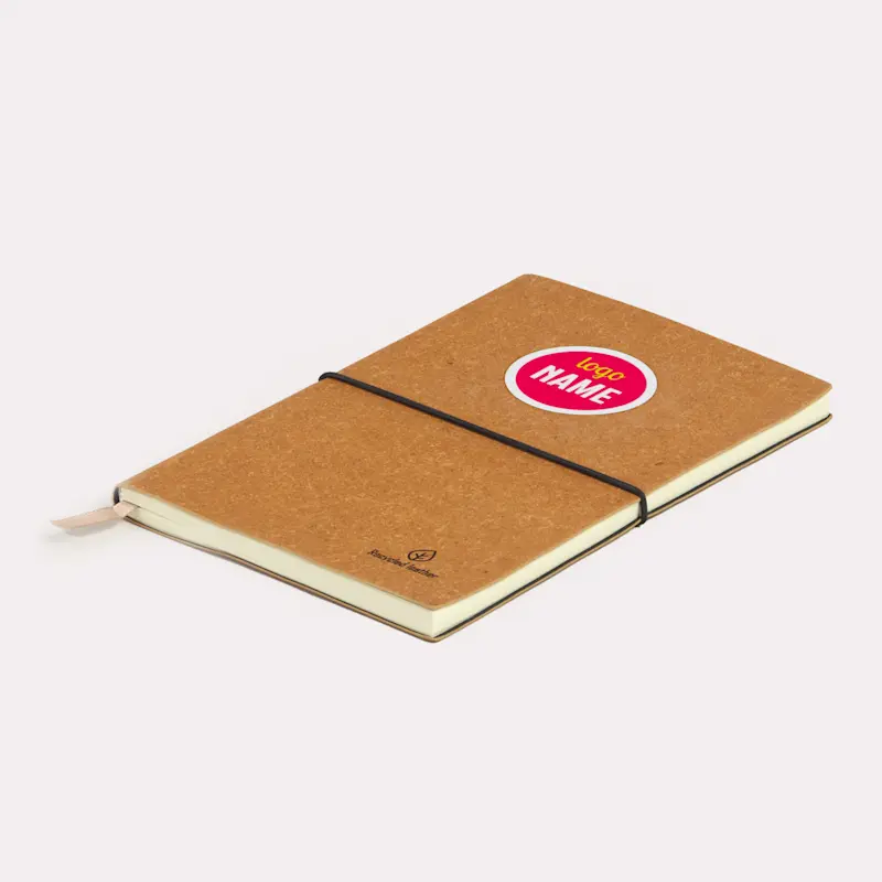 Carnet en cuir recyclé