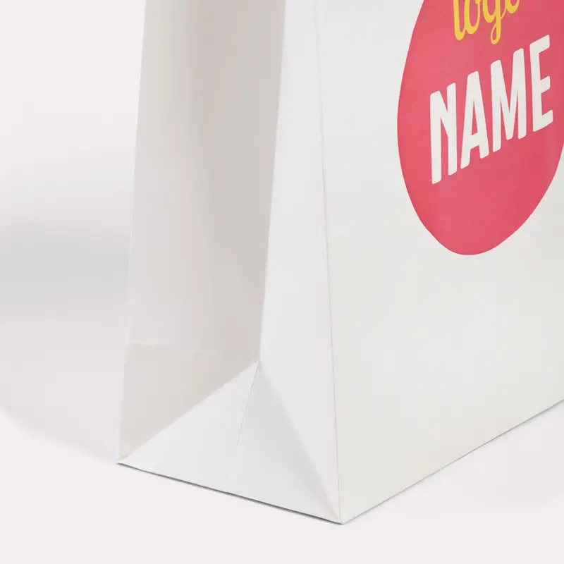 Sac en papier à poignées plates - Numérique – Image 3