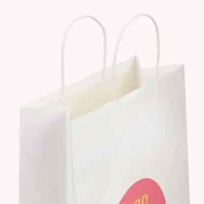 Sac en papier à poignées plates – Numérique – visuel 2