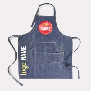 Tablier en tissu jeans