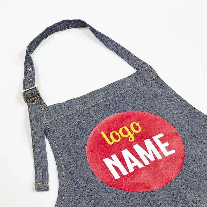Tablier en tissu jeans – Image 2