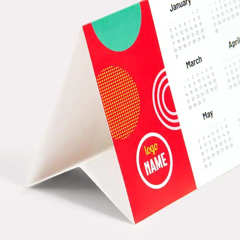 Calendrier de bureau avec chevalet – Image 2