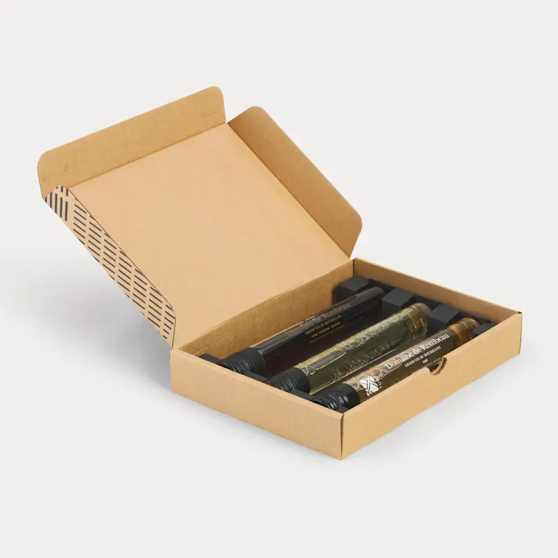 Coffret cadeau avec tubes éprouvettes par thème