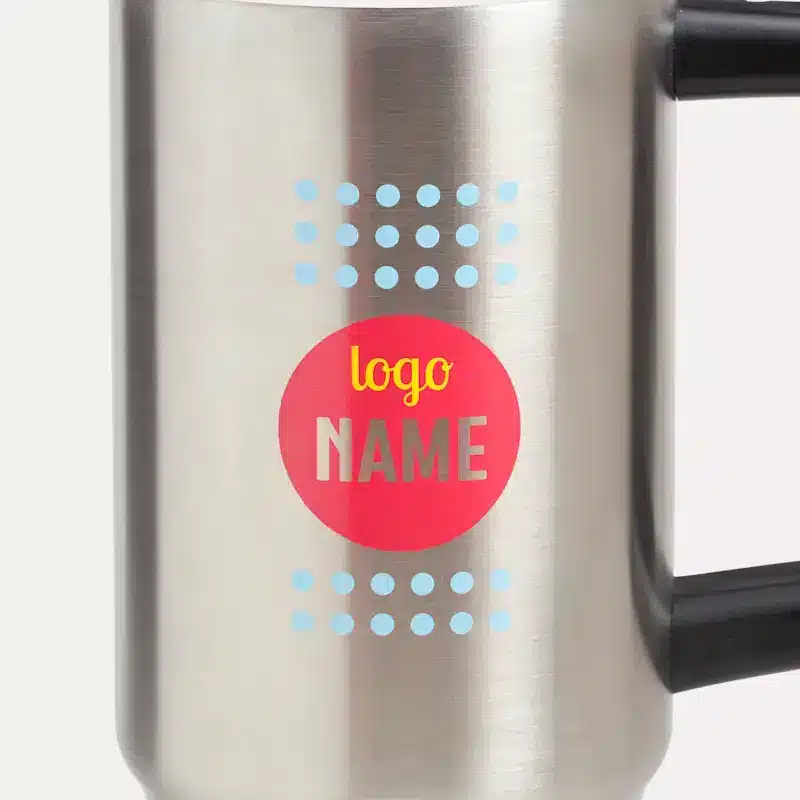Gobelet en inox avec anse – Image 3
