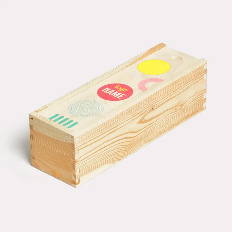Caisse à vin en bois