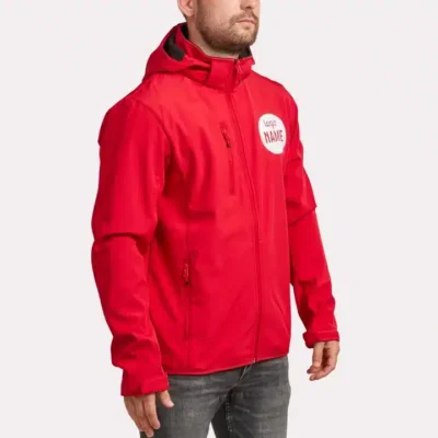 Softshell jacket with hood