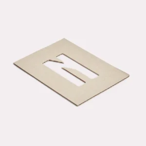 Gabarit de montage lettres en acrylique