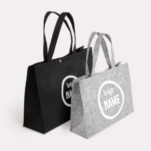 Sac shopping en feutrine