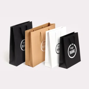 Sac en papier "Luxe" - sérigraphie