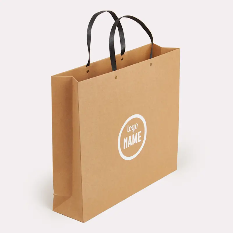 Sac luxe en papier - recyclé avec goujons – Image 7