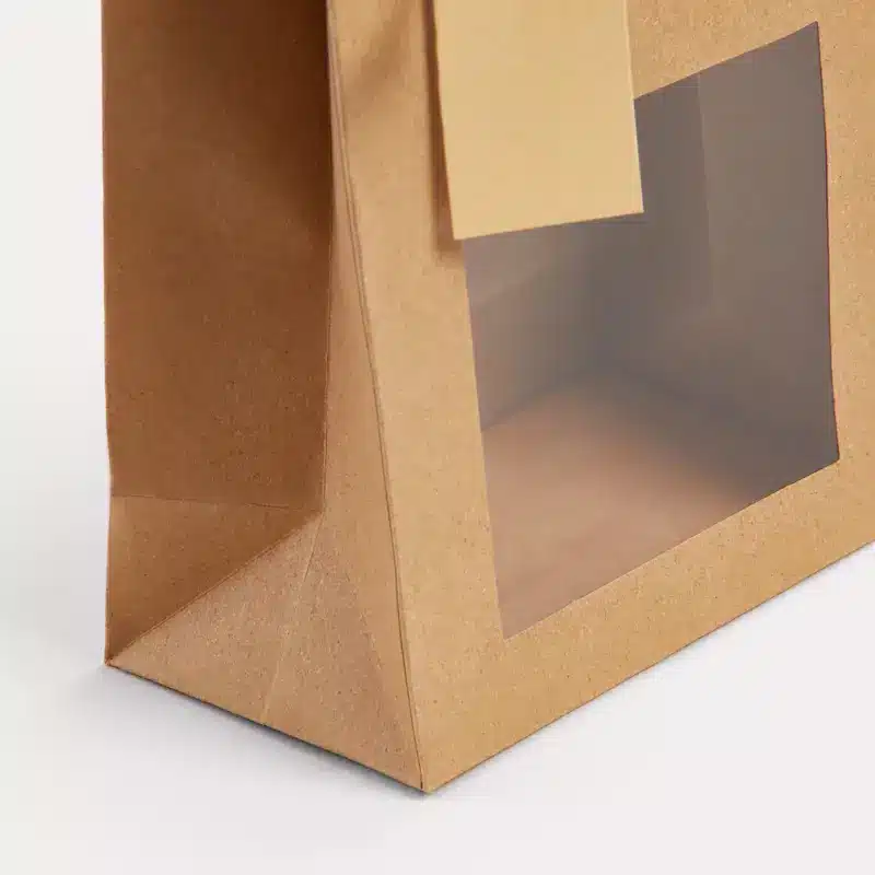 Sac luxe en papier avec fenêtre – Image 4