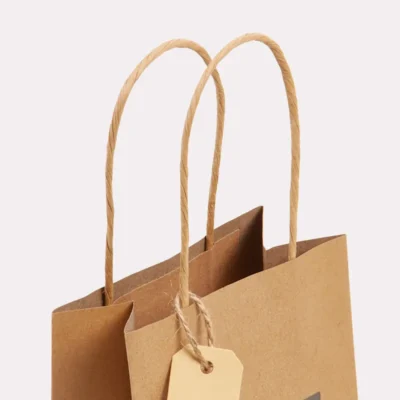 Sac luxe en papier avec fenêtre – visuel 2