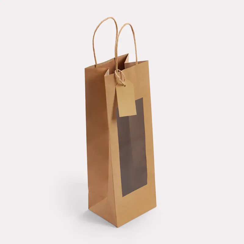 Sac luxe en papier avec fenêtre – Image 9