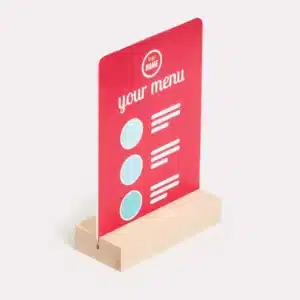 Porte-carte en bois
