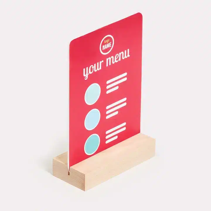 Porte-carte en bois