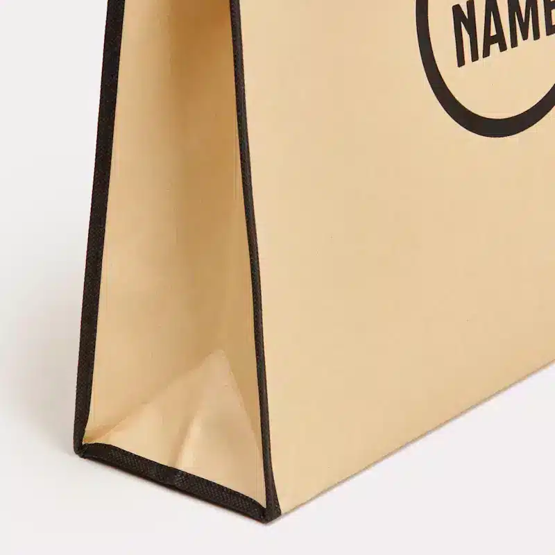 Cabas intissés avec papier kraft brun – Image 3