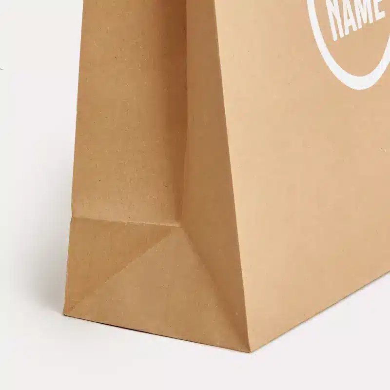 Sac en papier avec anse torsadée - sérigraphie – Image 4