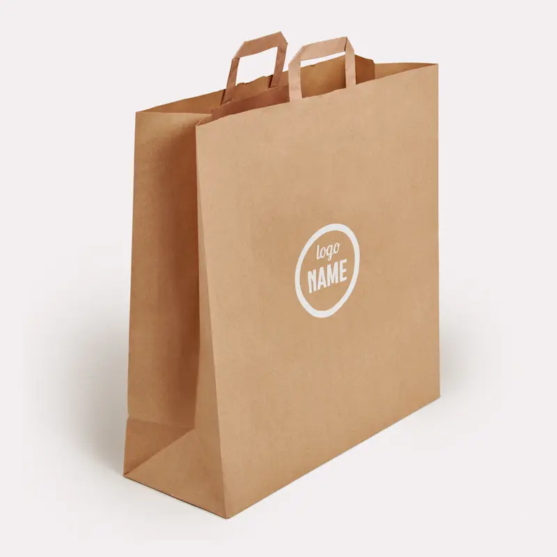 Sac en papier -anses plates- – Image 6
