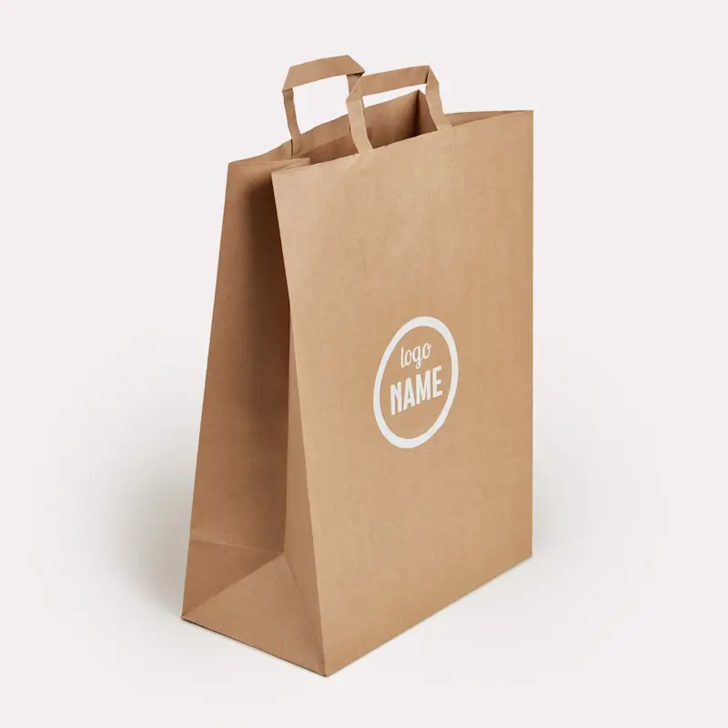 Sac en papier -anses plates- – Image 7