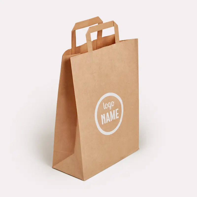Sac en papier -anses plates- – Image 8